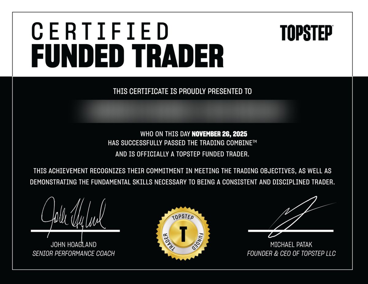 Topstep funded account